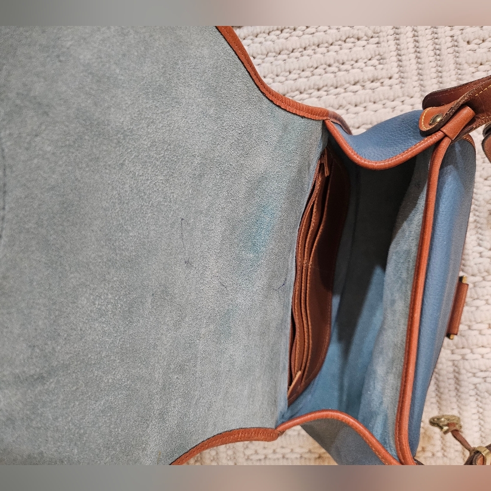 Vintage Dooney & Bourke Large Horshoe Blue - Picture 14 of 15